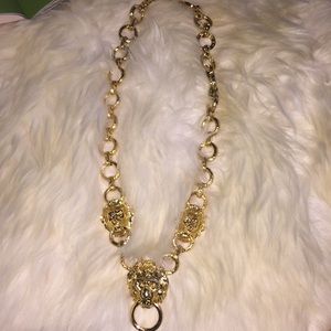 Kenneth Jay Lane gold necklace